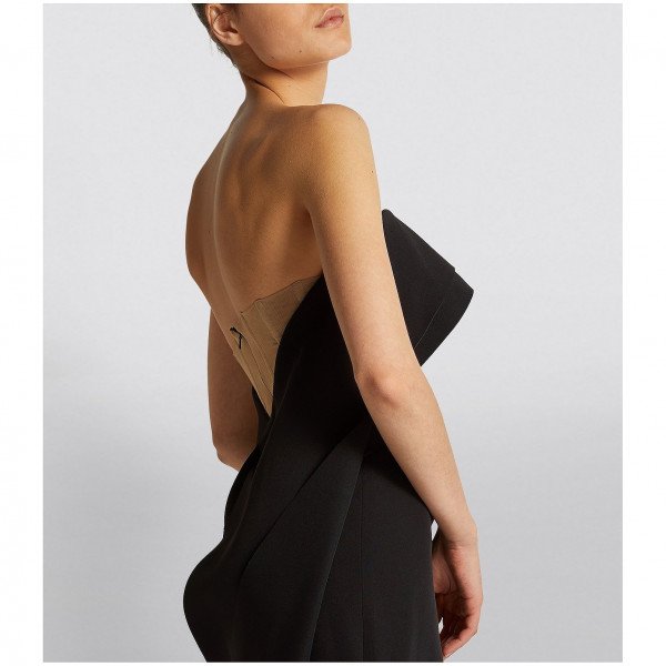 Rachel Gilbert Strapless Emmett Caped Gown