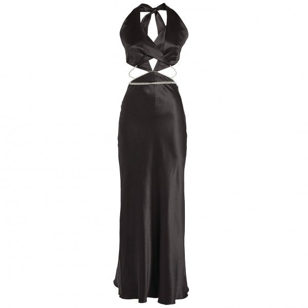 Michael Lo Sordo Alexa Crystal-Embellished Cut-Out Dress
