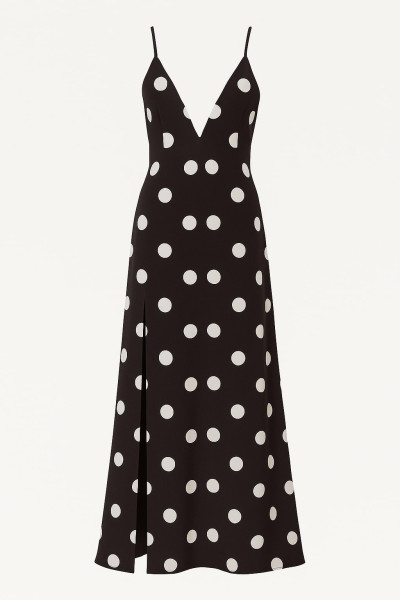 Reformation Zani Dress in Moon Dot - Polka Dot