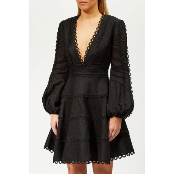 ZIMMERMANN Heathers Flounce Mini Dress