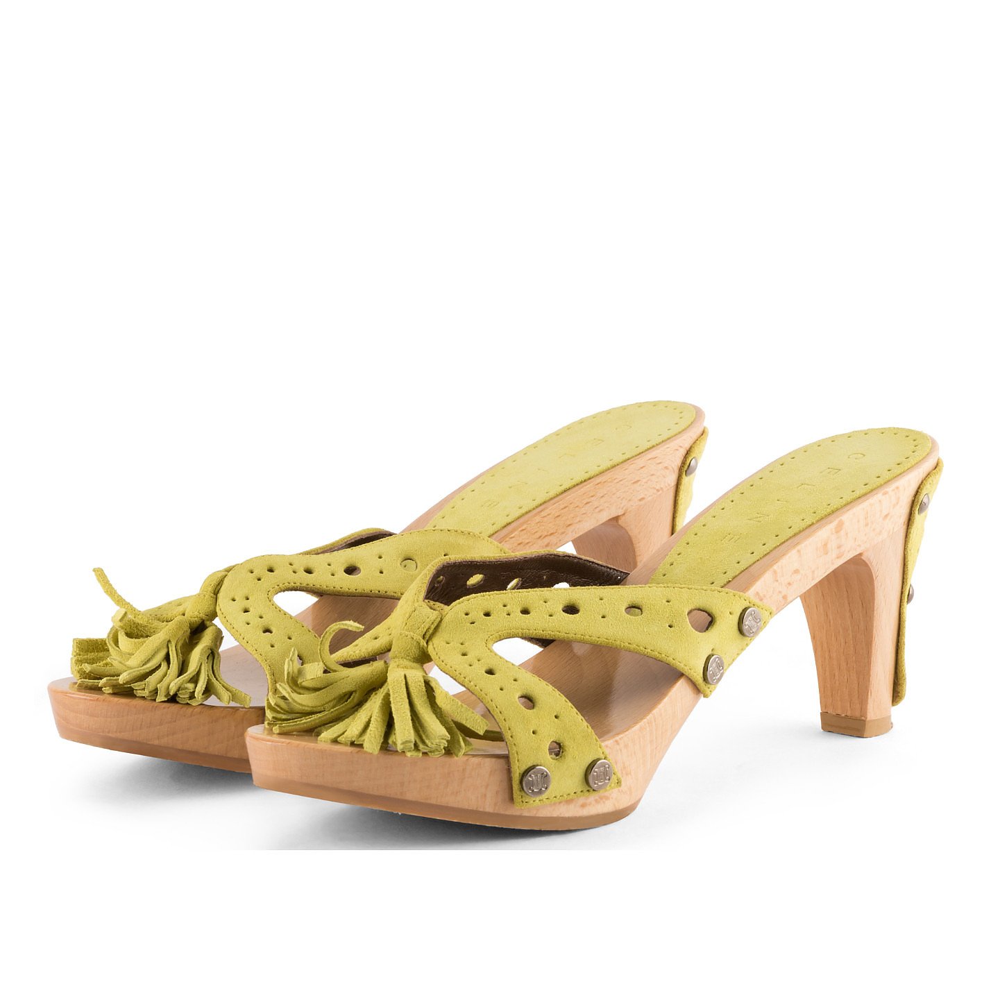 CÉLINE Vintage Suede Mules