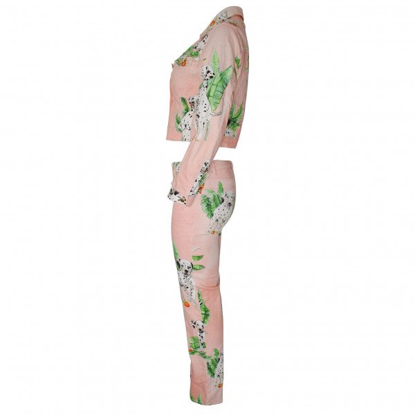 Casablanca Dog Print Denim Coordinates