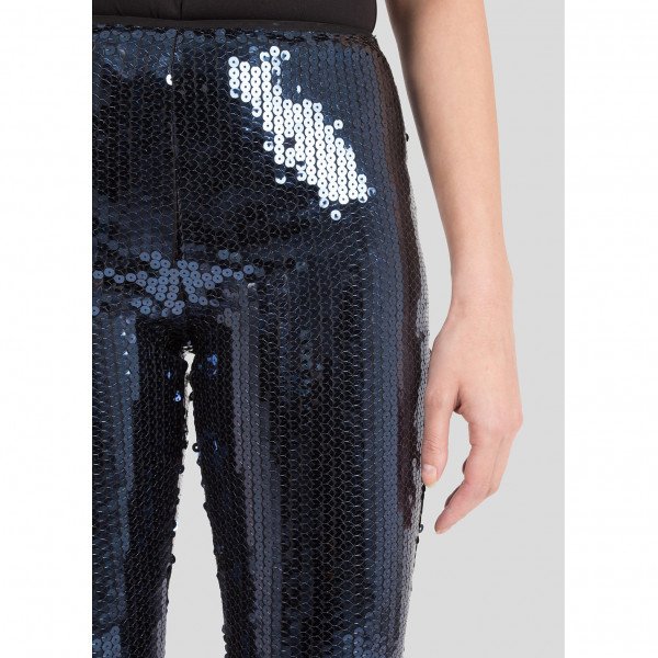 DOLCE & GABBANA Cropped Sequin Trousers