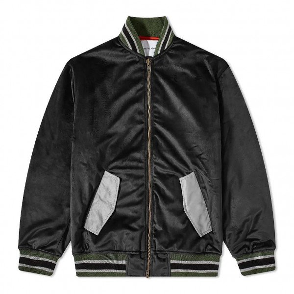 Rent Buy General Admission Mens Velour Bomber Jacket MY WARDROBE HQ