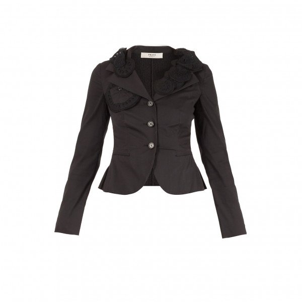 PRADA Embroidered Applique-Detail Blazer Jacket