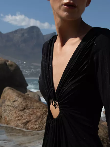 Georgia Hardinge Opulent Dress In Black