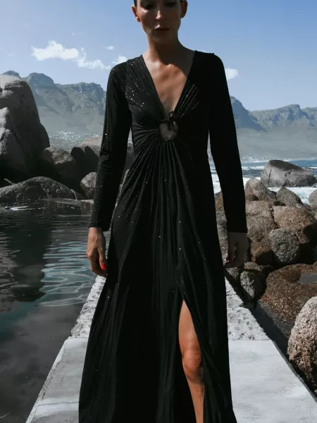 Georgia Hardinge Opulent Dress In Black
