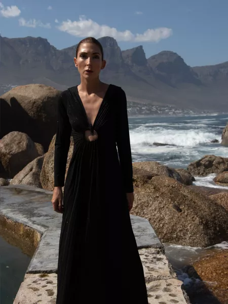 Georgia Hardinge Opulent Dress In Black