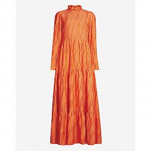 Rent Buy Stine Goya Judy Frilled Collar Woven Dress MY WARDROBE HQ