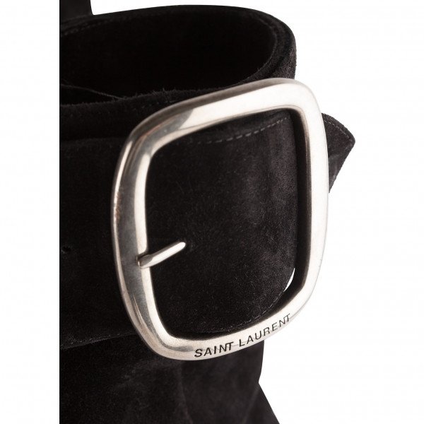 Saint Laurent Suede Billy Platform Boots