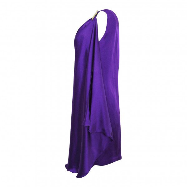 Halston heritage purple outlet dress