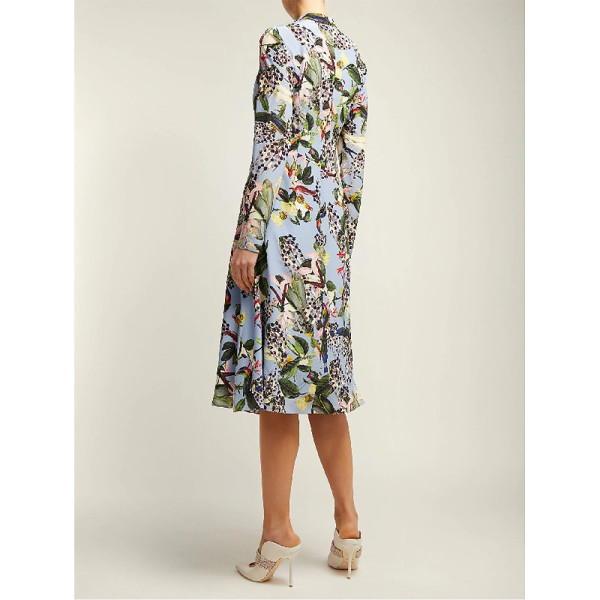 Erdem Nature Print Dress