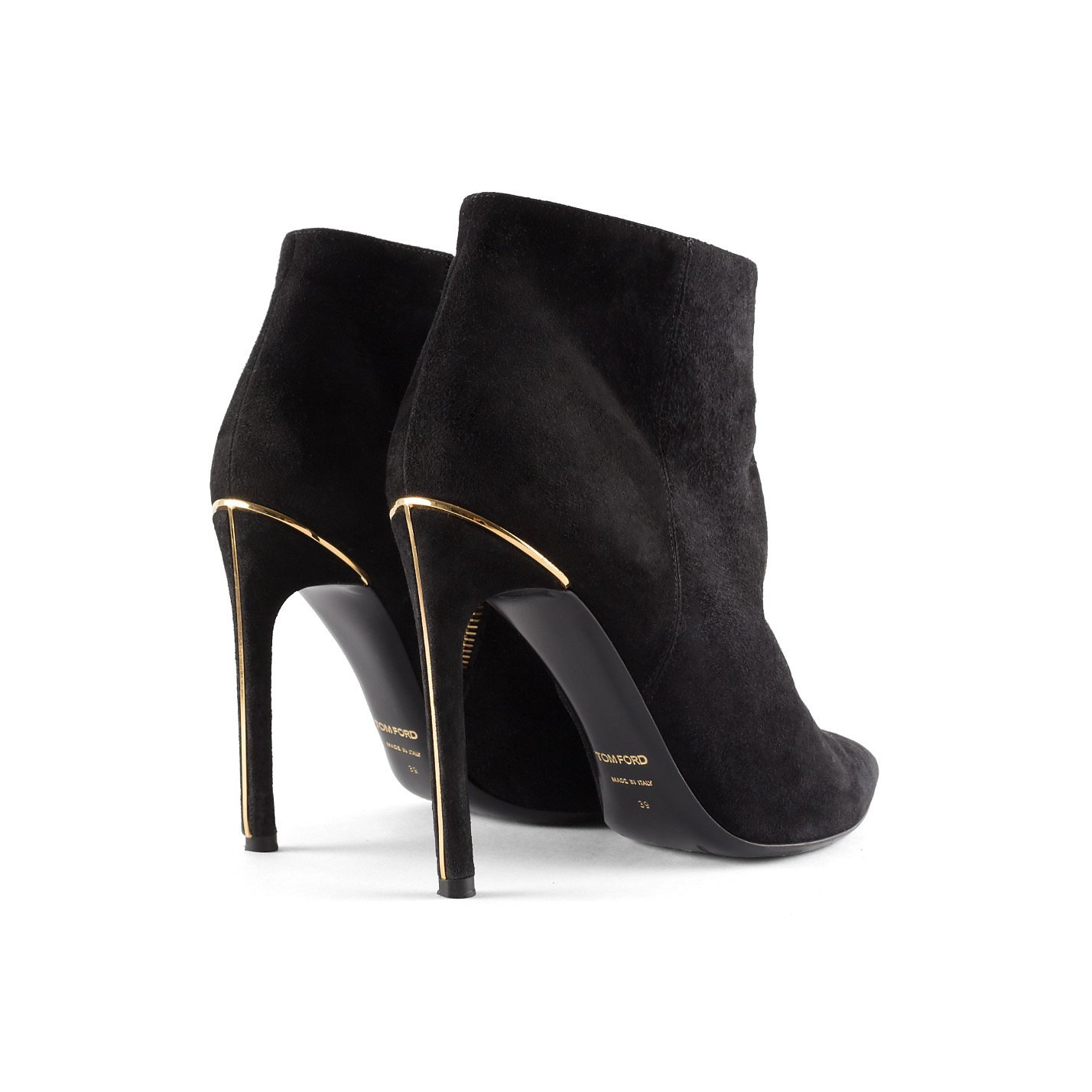 Tom Ford Suede Heeled Ankle Boots