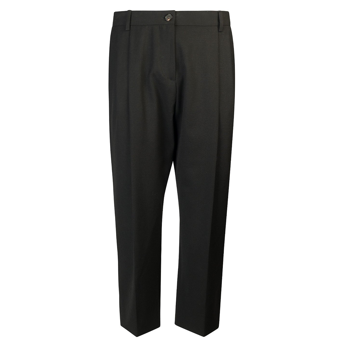 DOLCE & GABBANA Pleat-Front Cropped Trousers