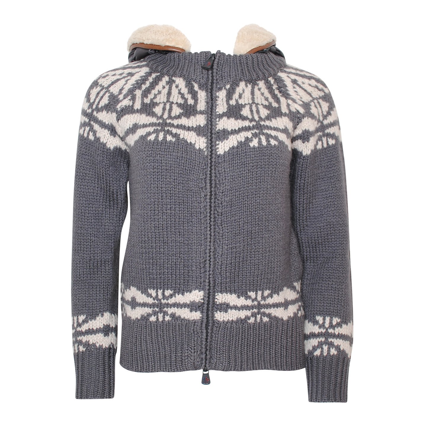 Moncler Knitted Sweater With Hood