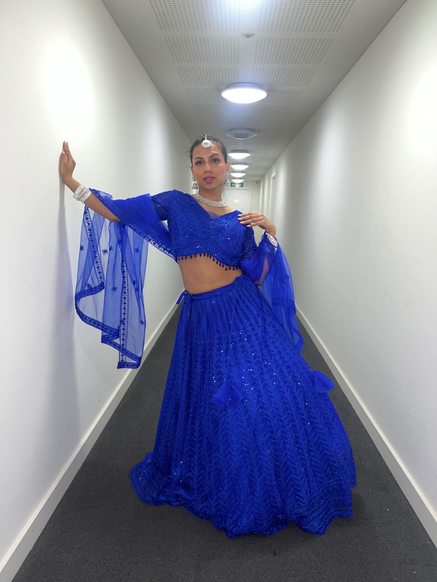Boutique Royal Blue Lehenga