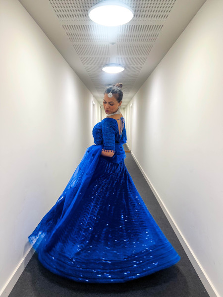 Boutique Royal Blue Lehenga