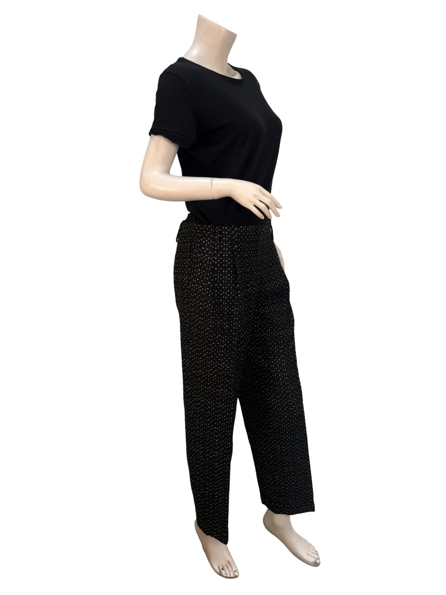 Loewe Paula's Ibiza Drawstring Waist Wide Leg Blue Trousers