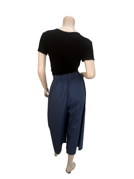 Loewe Paula's Ibiza Drawstring Waist Wide Leg Blue Trousers