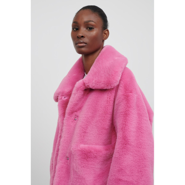 Bubblegum pink coat deals
