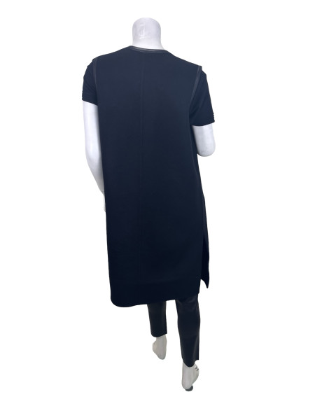 Ralph Lauren Sleeveless Jacket with Leather Trim
