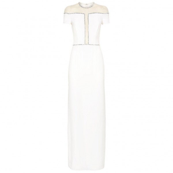 Jenny Packham Dora Crepe Column Gown