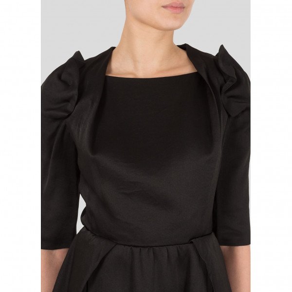 Carven Structured Silk Mini Dress