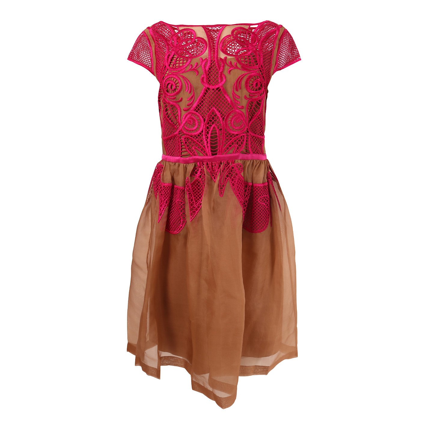 Temperley London Maxime Embroidered Silk-Organza Dress