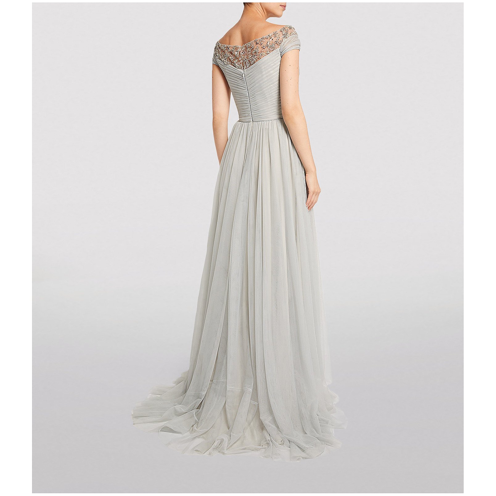 jenny packham grey dress