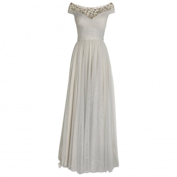 Jenny Packham Isabeau Embellished Tulle Gown