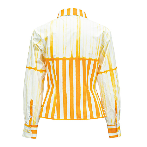 JU-NNA Gemma - Shibori Dye Cotton Blouse