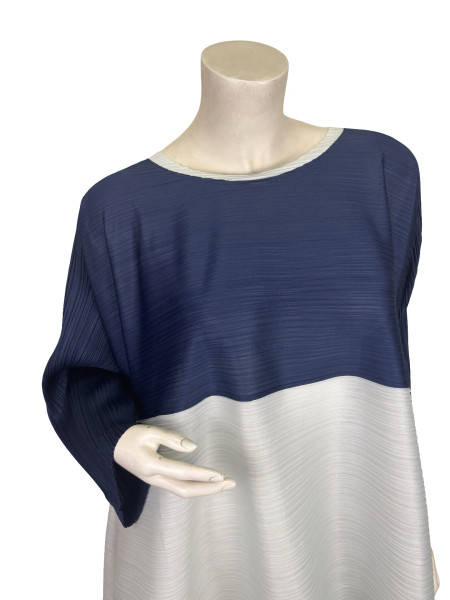 ISSEY MIYAKE Pleated Colorblock Dress
