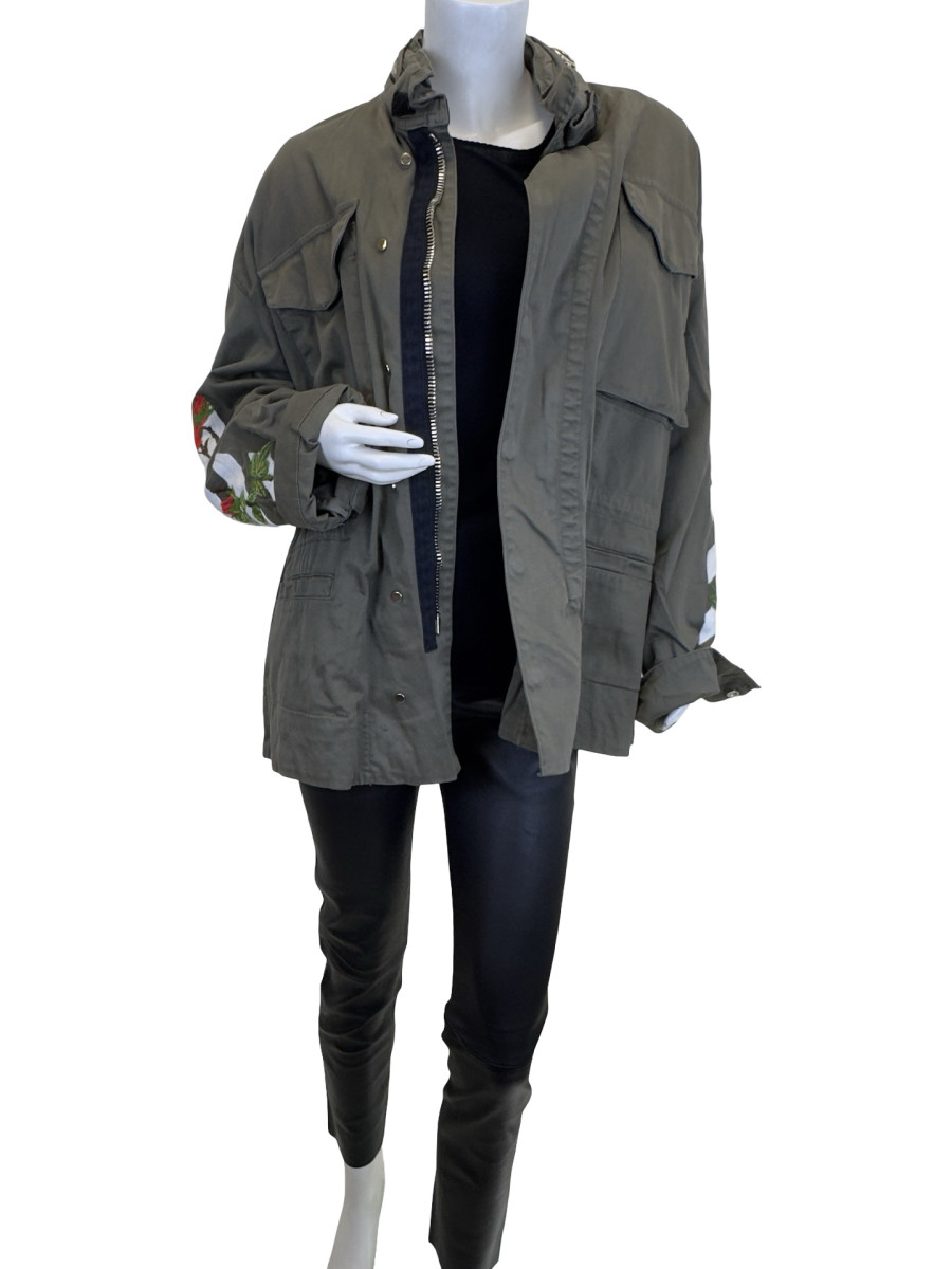 Off-White Off-White Khaki field jacket