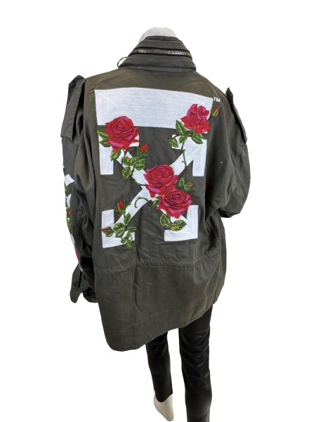 Off-White Off-White Khaki field jacket