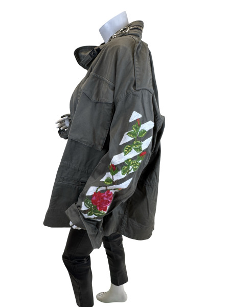 Off-White Off-White Khaki field jacket