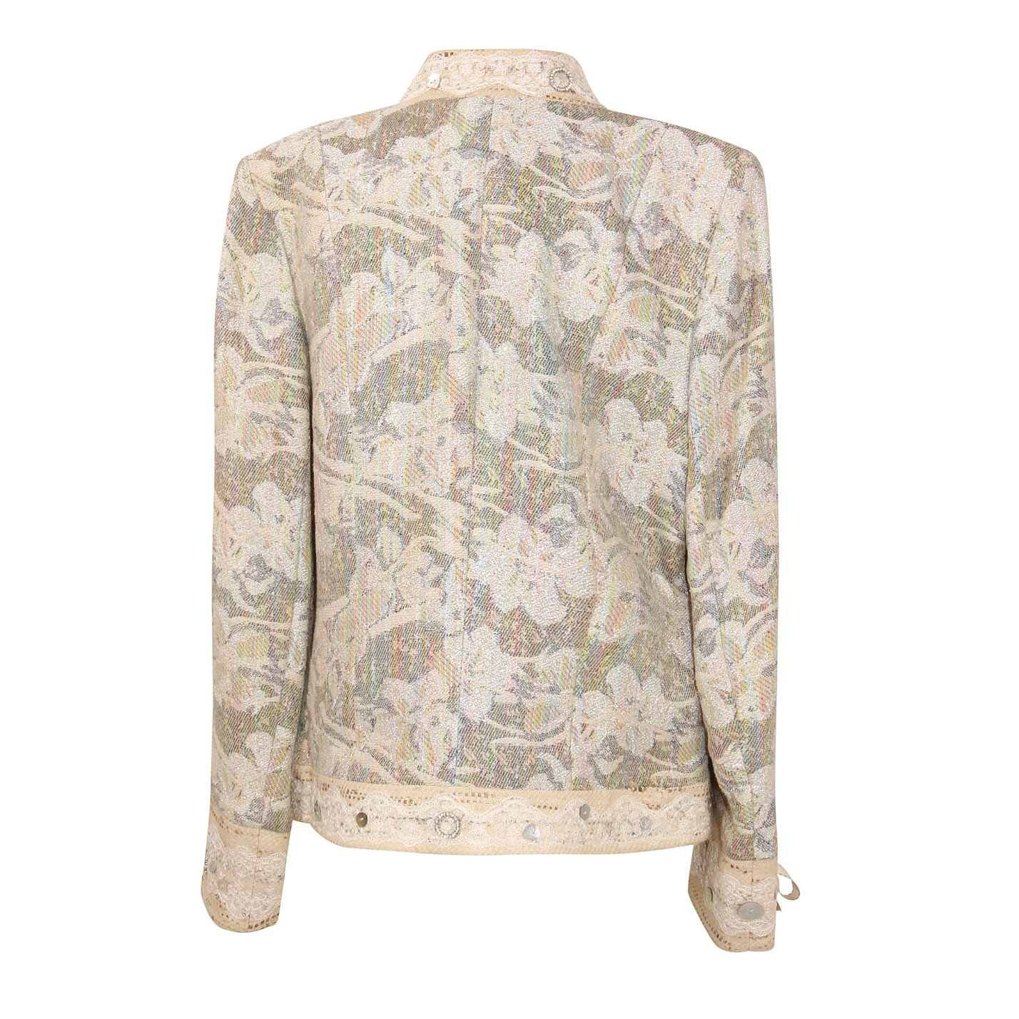 Matthew Williamson Jacket With Embellished Lace Hem