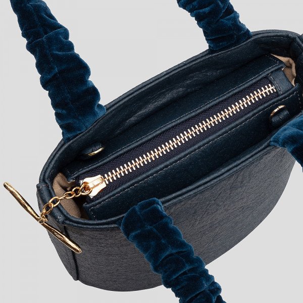 Mashu Sophia Navy Bucket Bag