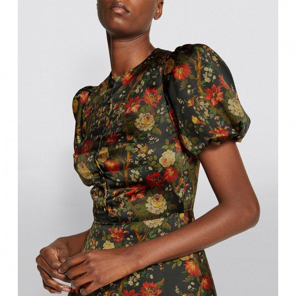 The Vampire's Wife Floral Confessional Dress
