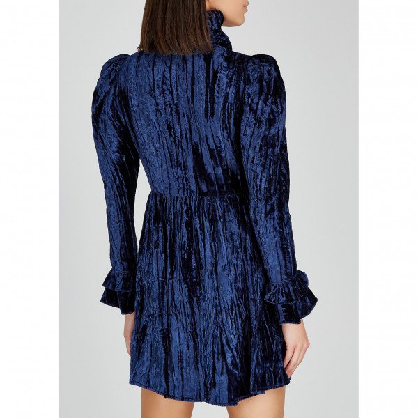 BATSHEVA Prairie Velvet Mini Dress