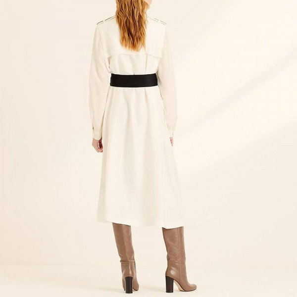Amanda Wakeley Viscose Weave Trench Dress