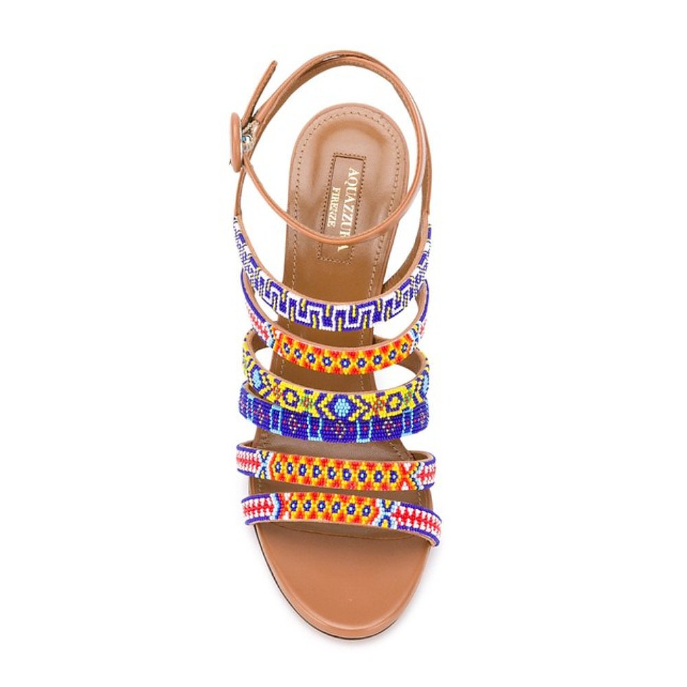 Other Masai Beaded Strappy Leather Sandals