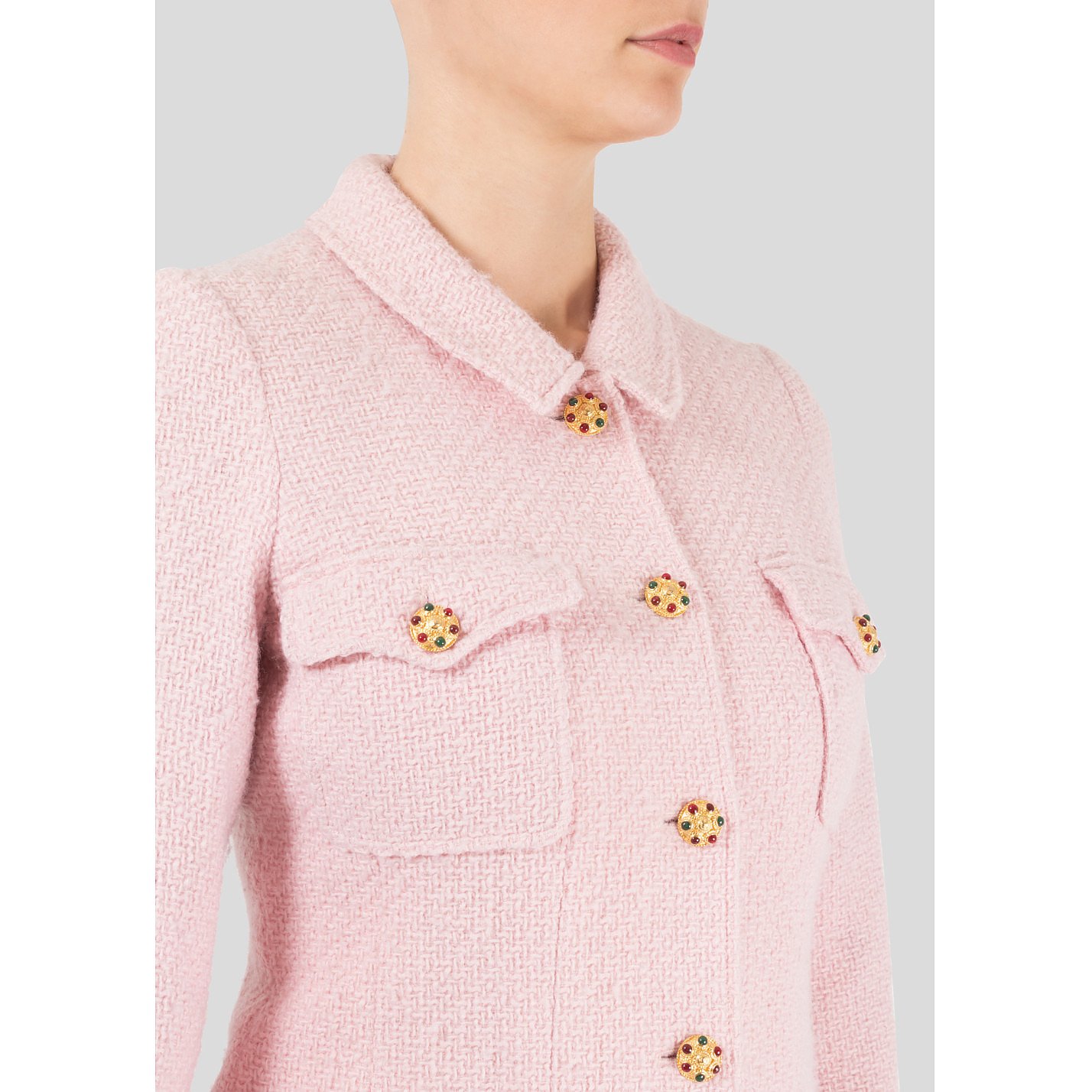Vintage Chanel Pink Tweed Jacket from 1991 FR36 Same as Linda Evangelista   Mrs Vintage  Selling Vintage Wedding Lace Dress  Gowns  Accessories from  1920s  1990s And many One