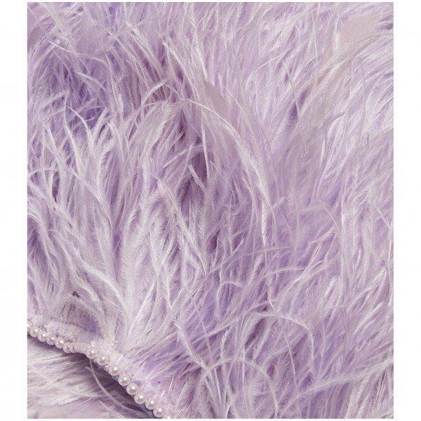 ワンピース THE ATTICO FW25 Ostrich feather dress (251WCA00444 100) THE ATTICO | Fuchsia Women's Sheath Dress | YOOX