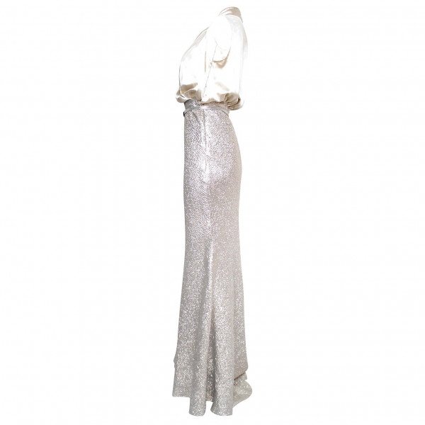 Oscar de la store renta silk dress