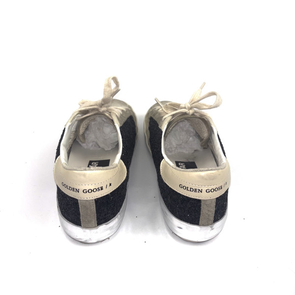 Golden Goose Super-Star Glitter-Detail Sneakers