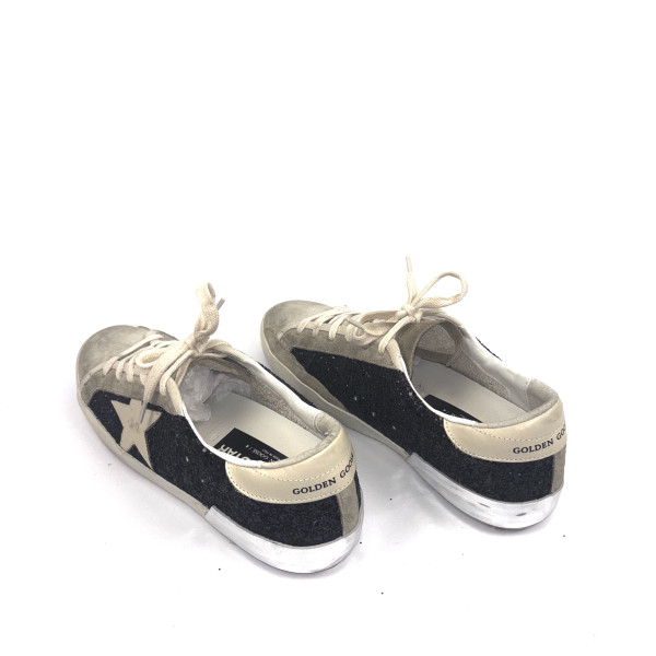 Golden Goose Super-Star Glitter-Detail Sneakers