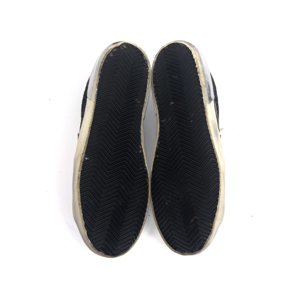Golden Goose Super-Star Glitter-Detail Sneakers