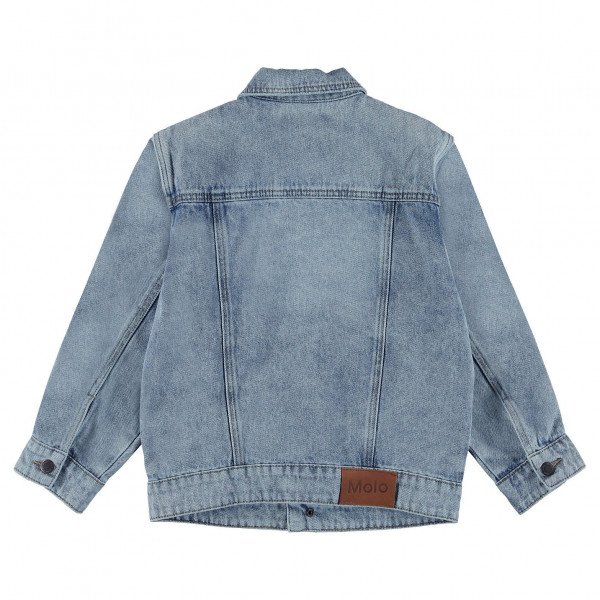 Molo Kids Heni Jacket in Washed Denim