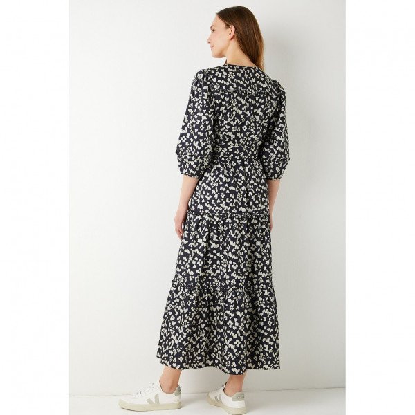 Wyse London Winter Nadine Ikat Leopard Dress