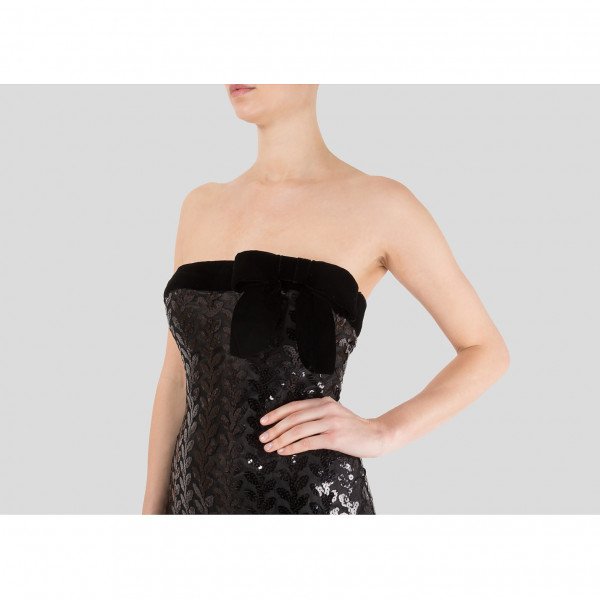 Vintage Vintage Victor Costa Strapless Sequin Mini Dress